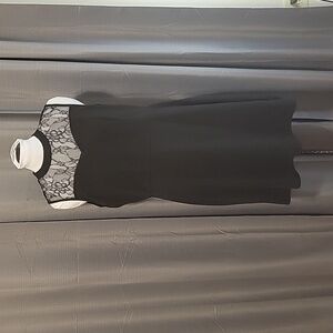 Sleeveless black dress